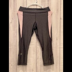Under Armour Gray and Pink Track Pants/women size S